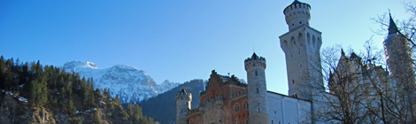 Vista parcial de Neuschwanstein